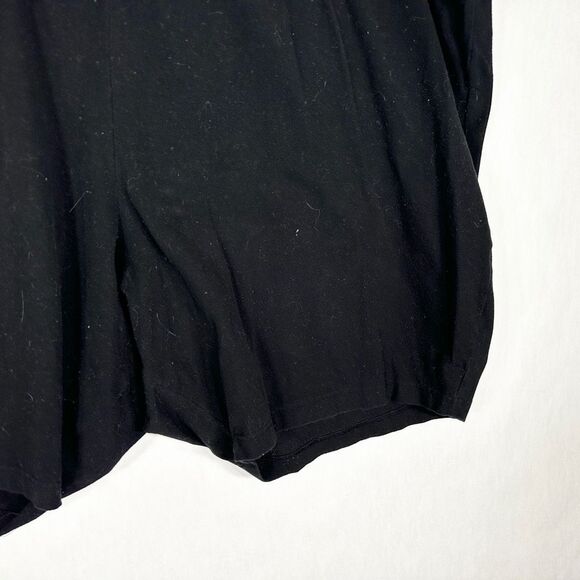Roamans Plus Size 6X Shorts 42W 44W Black Pull‎ On Elastic Waist 10 Inch 1665 - Picture 4 of 9